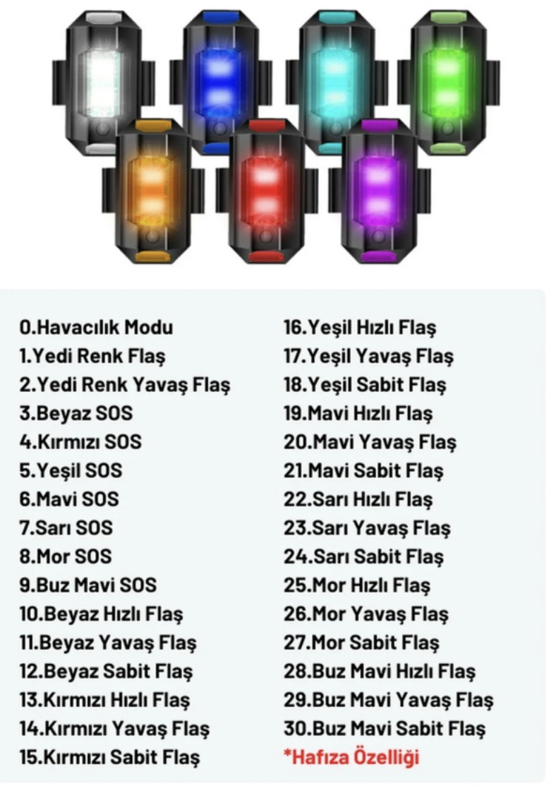 Airmaxrider Kumandalı 2’li çakar