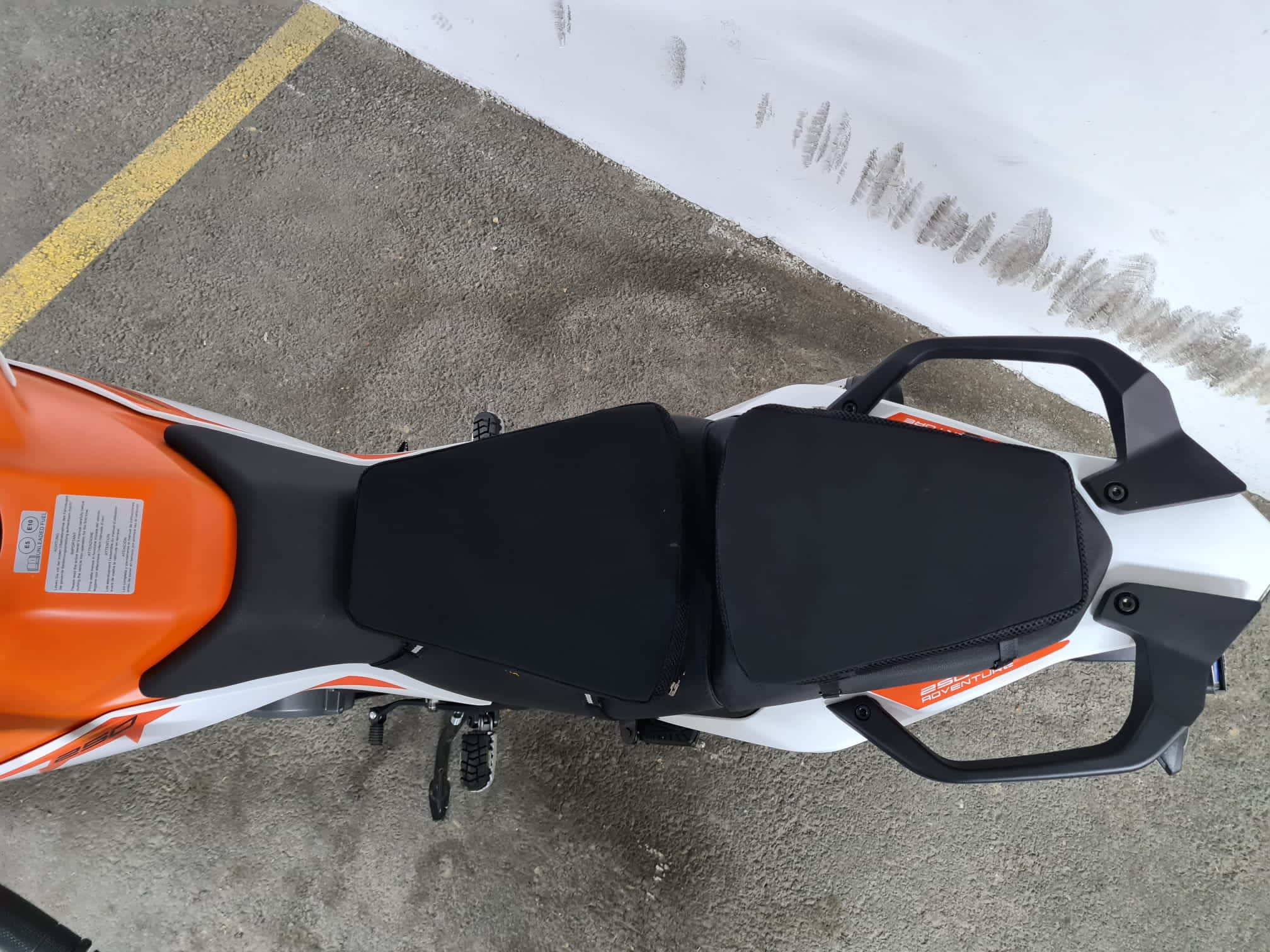 KTM 250 - 390 ADV ve Duke için artçı Konfor Sele Minderi